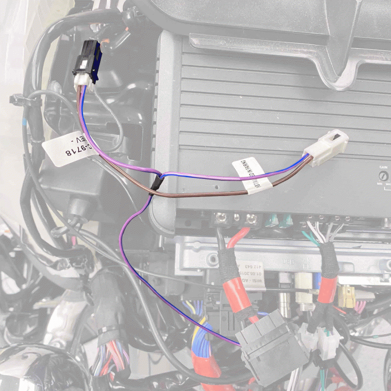 Metra - BC-9718-Accessory T-Harness - Fits Harley-Davidson® FLH/FLT 2014 - 2023