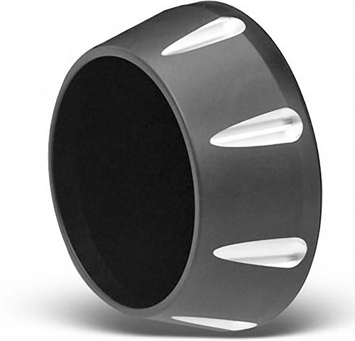 BASSANI XHAUST 4" Optional B1-Syle Quick-Change End Caps - Black - Tapered/Fluted