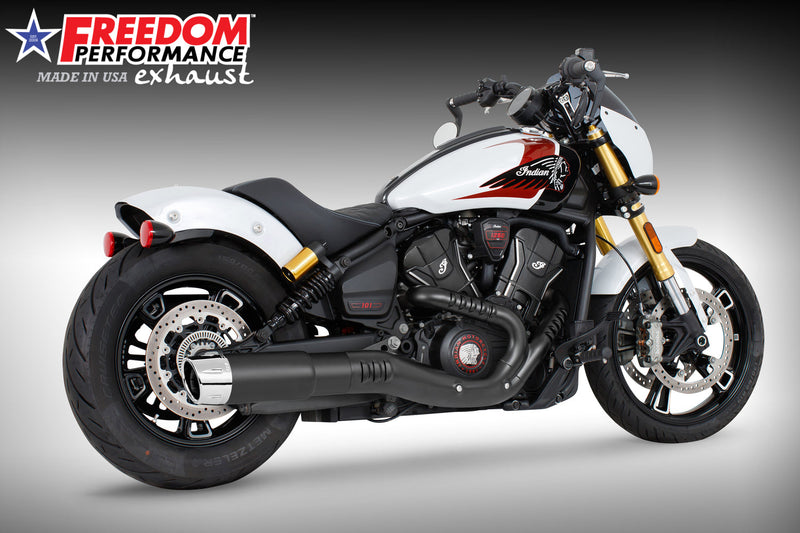 INDIAN 2025-PRESENT SCOUT 101-CLASSIC-SUPER-SPORT-BOBBER 4.5" 2-STEP SLIP-ON BUNDLE