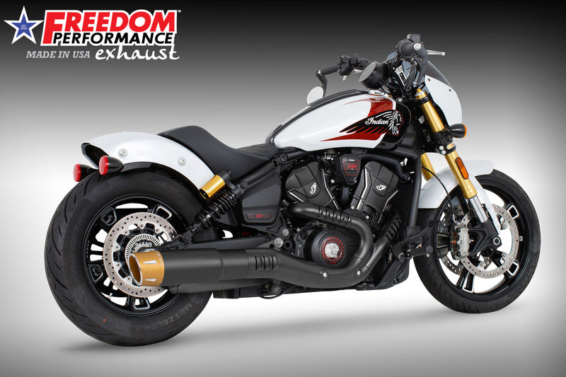 INDIAN 2025-PRESENT SCOUT 101-CLASSIC-SUPER-SPORT-BOBBER 4.5" 2-STEP SLIP-ON BUNDLE