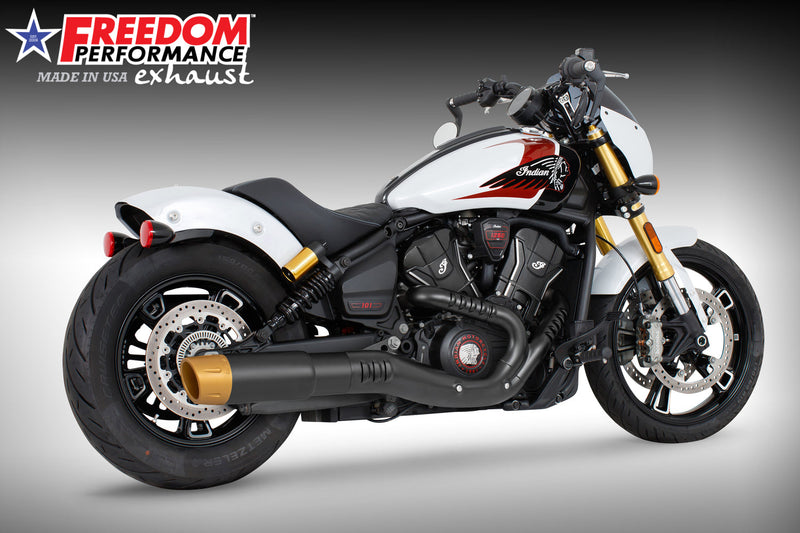 INDIAN 2025-PRESENT SCOUT 101-CLASSIC-SUPER-SPORT-BOBBER 4.5" 2-STEP SLIP-ON BUNDLE