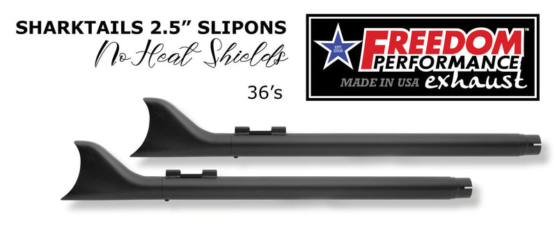 HARLEY TRIKE SHARKTAIL 2.125" SLIP-ONS