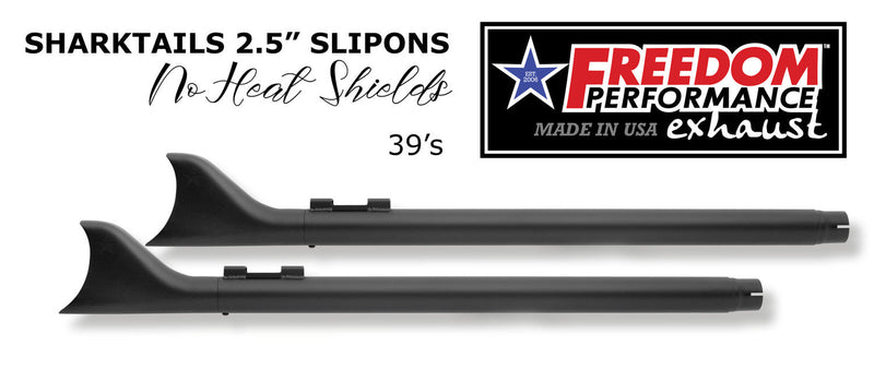 HARLEY FREE WHEELER CREEPER & SHARKTAIL 2.5" SLIP-ONS BUNDLE