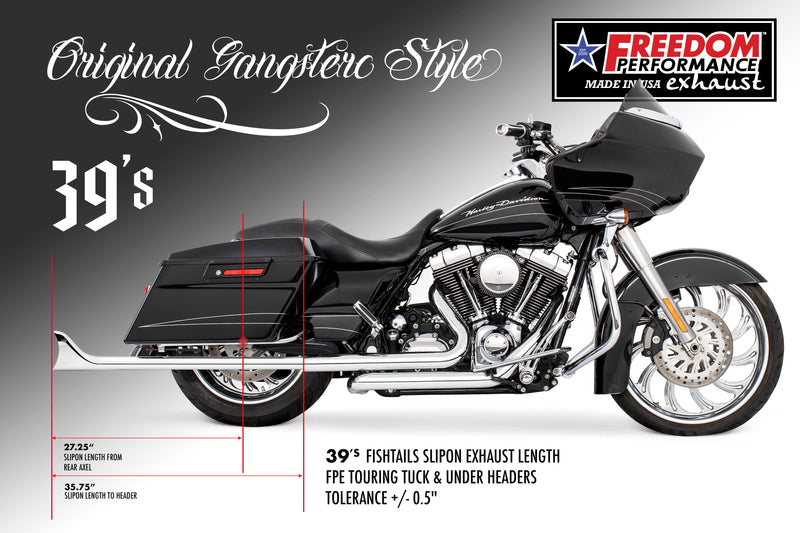 HARLEY TOURING FISHTAILS 1.875" SLIP-ONS Check Description for Fitments bundle