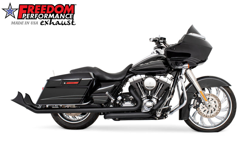 FREEDOM EXHAUST - TOURING/TRIKE UPSWEEPS 2.5" SLIP-ONS *FITS 95-16 YEARS ONLY*