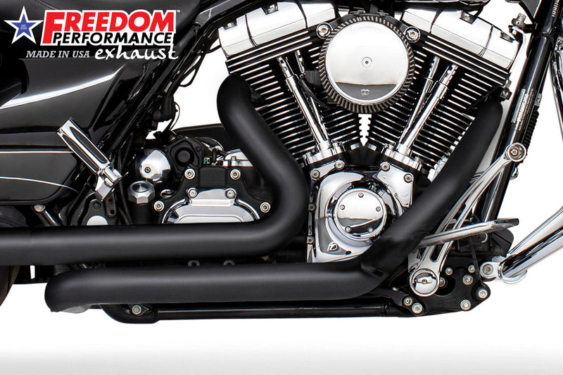 FREEDOM EXHAUST -  TOURING RIGHT SIDE TUCK & UNDER TRUE-DUAL HEADERS