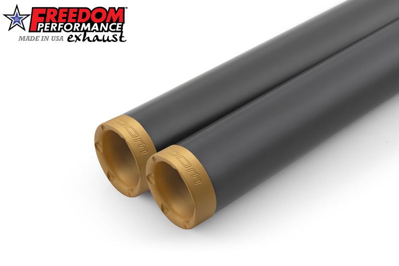FREEDOM EXHAUST - SOFTAIL 2.5" SLIP-ONS 2018-PRESENT *FITS FREEDOM HEADERS ONLY*