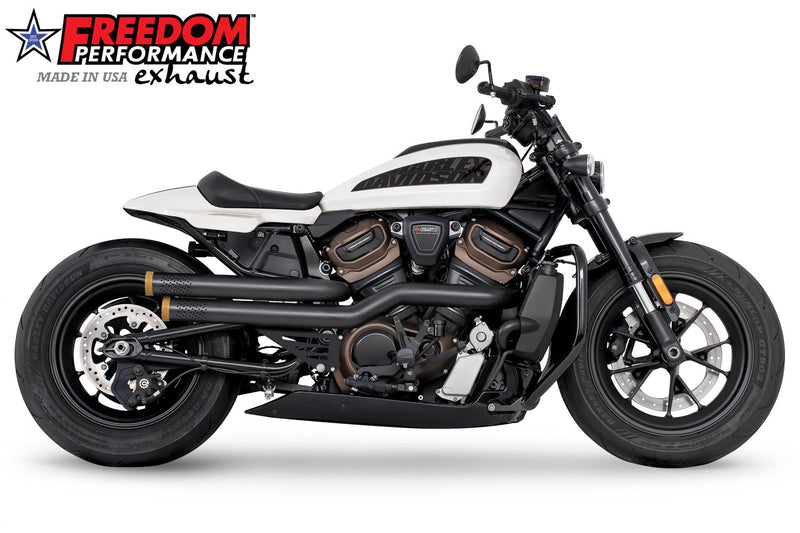 FREEDOM EXHAUST -  SPORTSTER S "NEW 2023" INDEPENDENCE "PERFORATED" HIGH Fits 2021 to Present