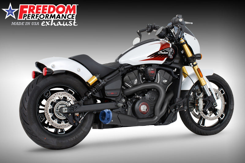 INDIAN 2025-PRESENT SCOUT 101-CLASSIC-SUPER-SPORT-BOBBER 4.5" 2 INTO 1 SHORTY BUNDLE
