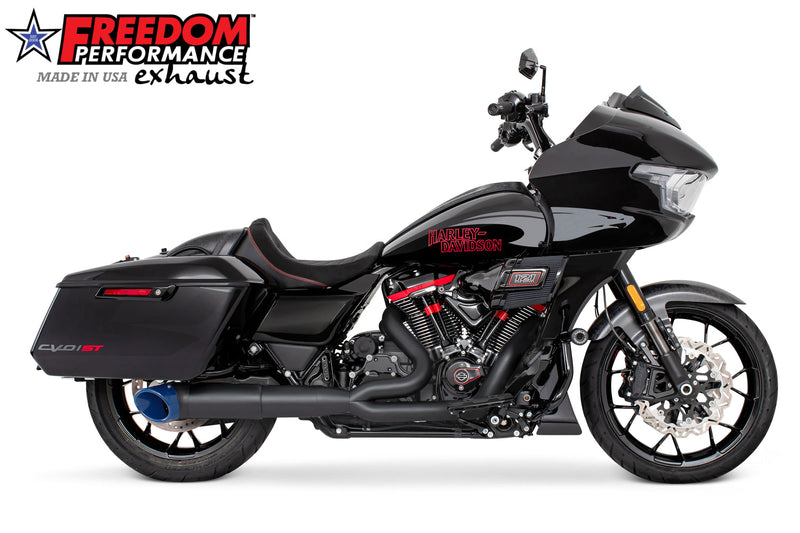 HARLEY TOURING 4.5" 2 STEPPED MID UNION 2-INTO-1 TURNOUT BUNDLE 2017-PRESENT