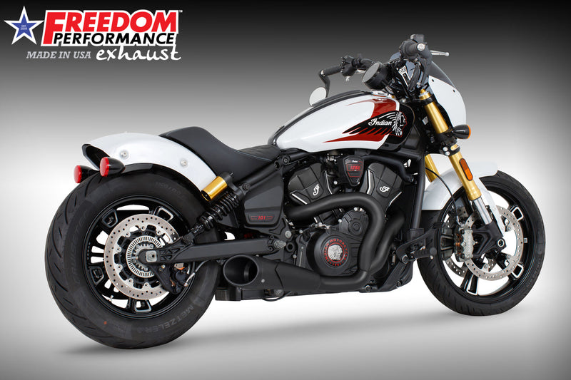 INDIAN 2025-PRESENT SCOUT 101-CLASSIC-SUPER-SPORT-BOBBER 4.5" 2 INTO 1 SHORTY BUNDLE