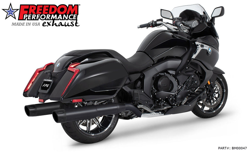 BMW K 1600 B GRAND AMERICA 2-STEP 4.5" FREEDOM SLIP-ONS 2017-PRESENT BUNDLE