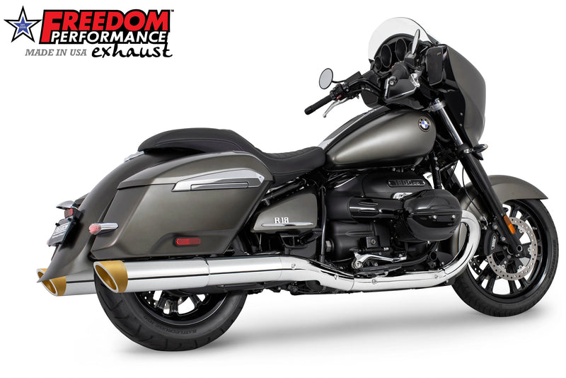 BMW R 18 BAGGER B/TRANSCONTINENTAL/ROCTANE 2-STEP 4.5" EXTENDED SLIP-ONS ONLY! BUNDLE