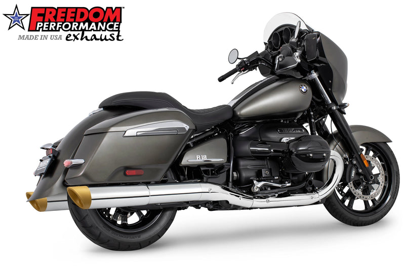 BMW R 18 BAGGER B/TRANSCONTINENTAL/ROCTANE 2-STEP 4.5" EXTENDED SLIP-ONS ONLY! BUNDLE