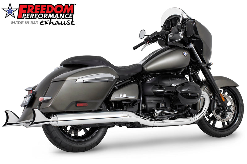 BMW R 18 BAGGER B/TRANSCONTINENTAL/ROCTANE  4" EXTENDED SLIP-ONS ONLY!  BUNDLE