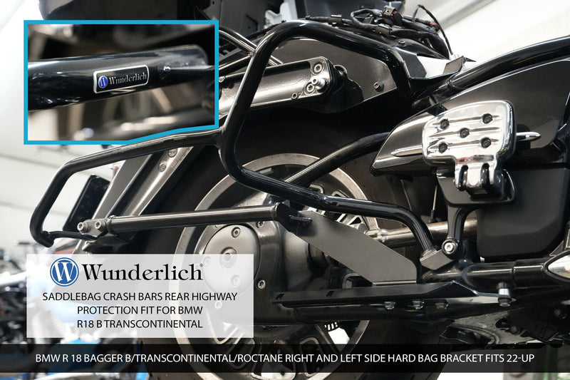 BMW R 18 BAGGER B/TRANSCONTINENTAL/ROCTANE  RIGHT AND LEFT SIDE HARD BAG BRACKET FITS 22-UP