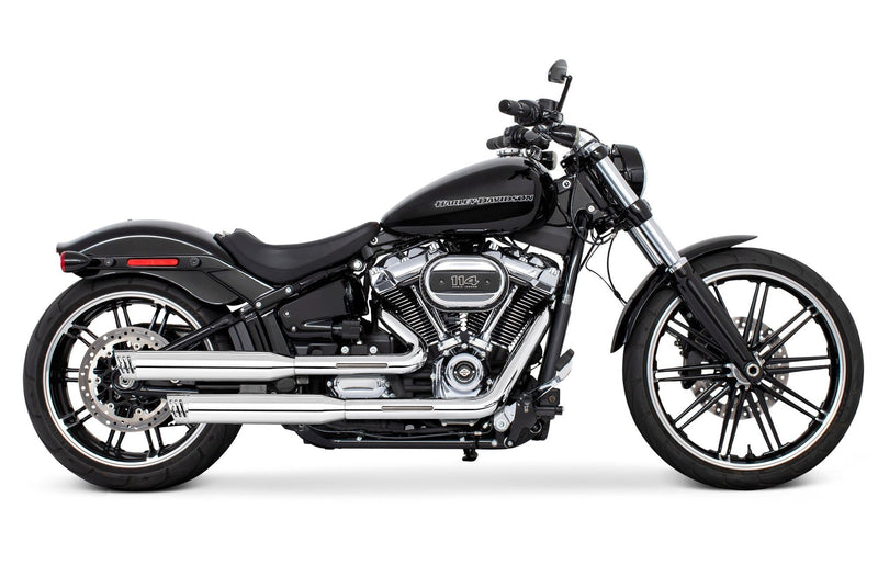 FREEDOM EXHAUST -  SOFTAIL/M8 WIDE TIRE STANDARD, LOW RIDER, SLIM, FAT BOY, BREAKOUT & STREET BOB 3.25" SLIP-ONS