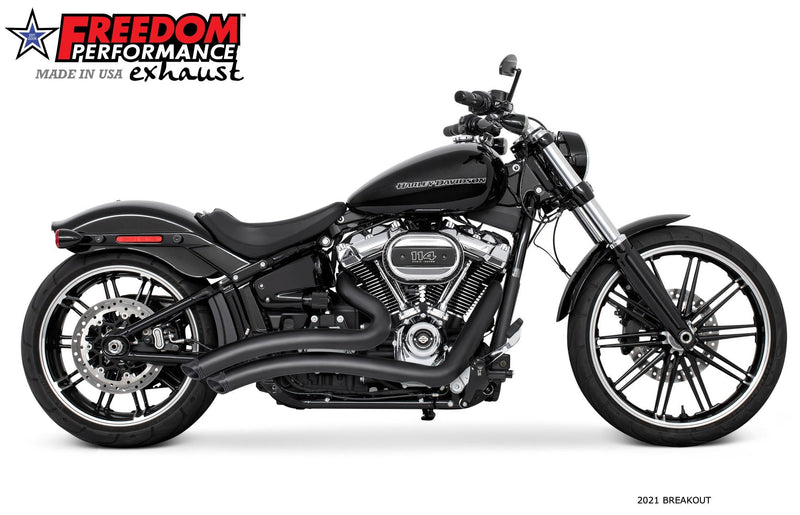 FREEDOM EXHAUST - SOFTAIL SHARP CURVE RADIUS 2018 to PRESENT M8 BUNDLE
