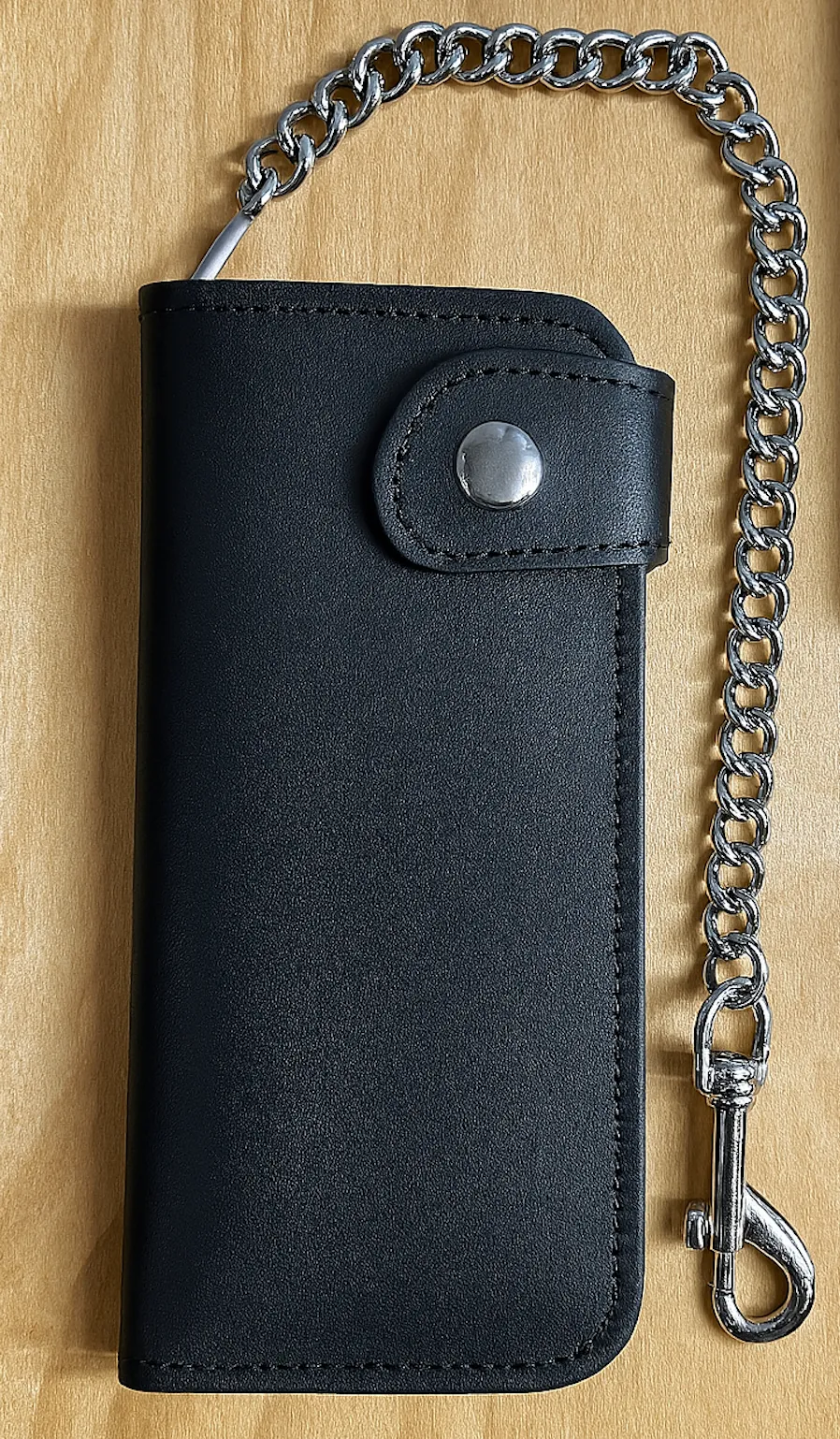 Black Bifold Biker Chain Wallet — Lifestyle Cycles