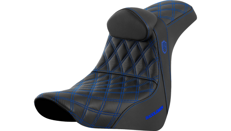SADDLEMEN Pro Series SDC Performance Seat - w/ Backrest - FLSB / FXLR '18-'26