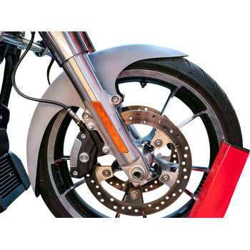 PAUL YAFFE BAGGER NATION Super-Lite Cafe Front Fender - 21" Wheel - With Satin Adaptors - Touring