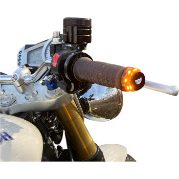 CUSTOM DYNAMICS LED Handlebar End Signal/Running Lights - Universal - Amber/White