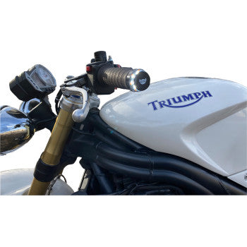 CUSTOM DYNAMICS LED Handlebar End Signal/Running Lights - Universal - Amber/White