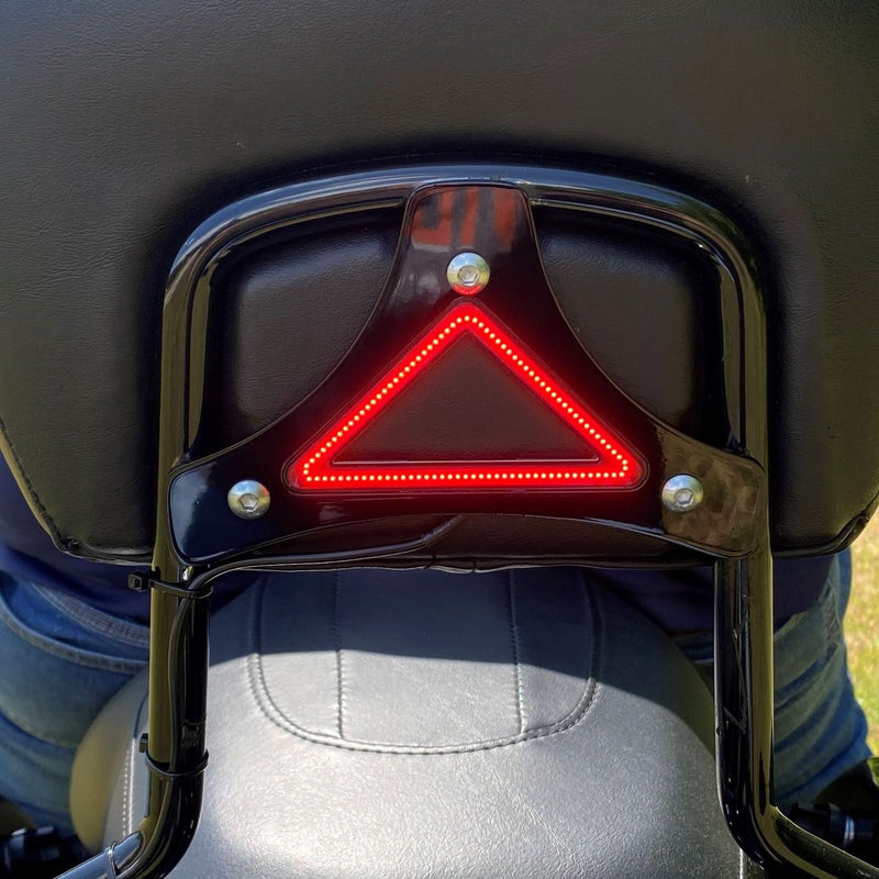 CUSTOM DYNAMICS XL Dual Intensity Run & Brake Backrest LED Light - Black