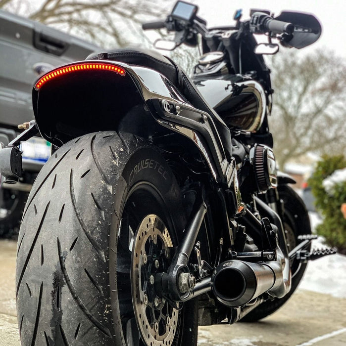CUSTOM DYNAMICS LED Integrated Taillight with Turn Signals - Red