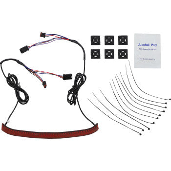 CUSTOM DYNAMICS Center Mount Integrated Taillight with Turn Signals - Red