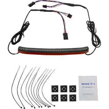CUSTOM DYNAMICS Center Mount Integrated Taillight with Turn Signals - Smoke