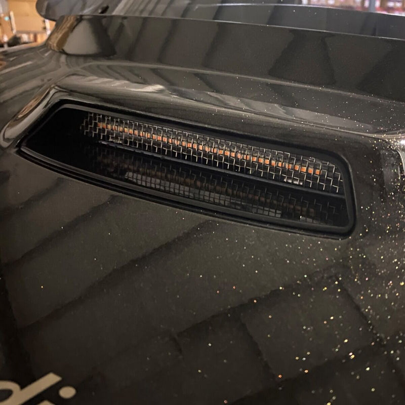 CUSTOM DYNAMICS Dynamic LED Fairing Vent Insert - Black - Indian