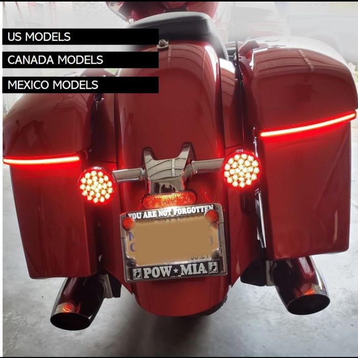 CUSTOM DYNAMICS LED Saddlebag Lights - Indian - Smoke Lens