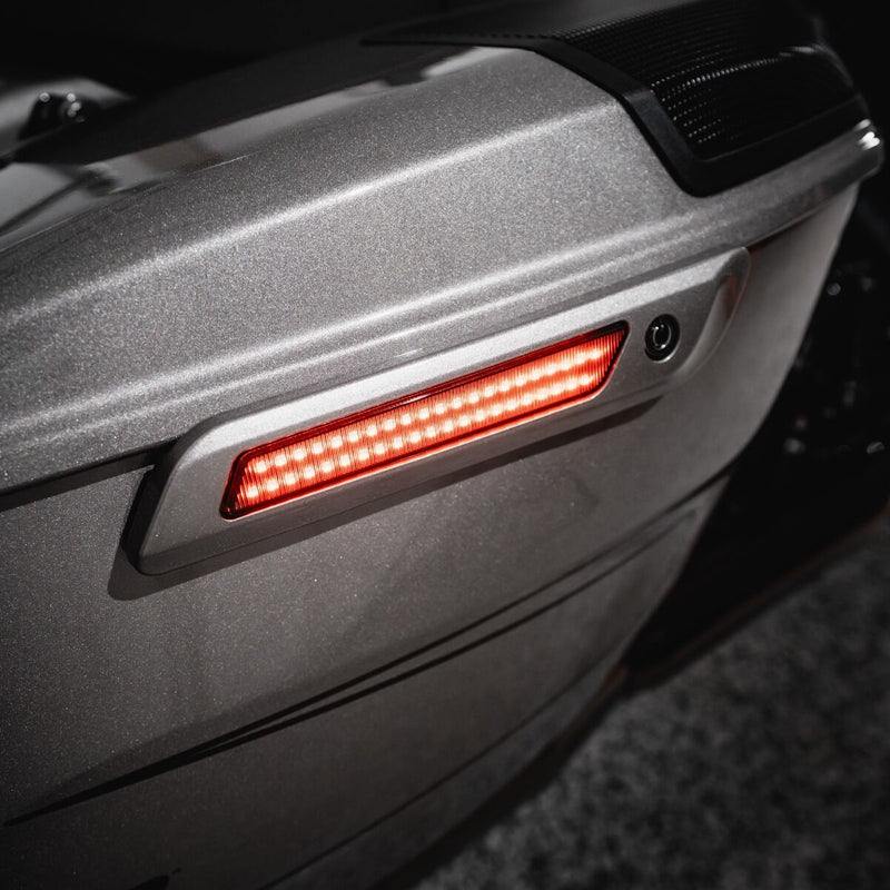 CUSTOM DYNAMICS Saddlebag LED Latch Lights - Red Lens