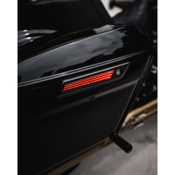 CUSTOM DYNAMICS Saddlebag Latch Lights - Red