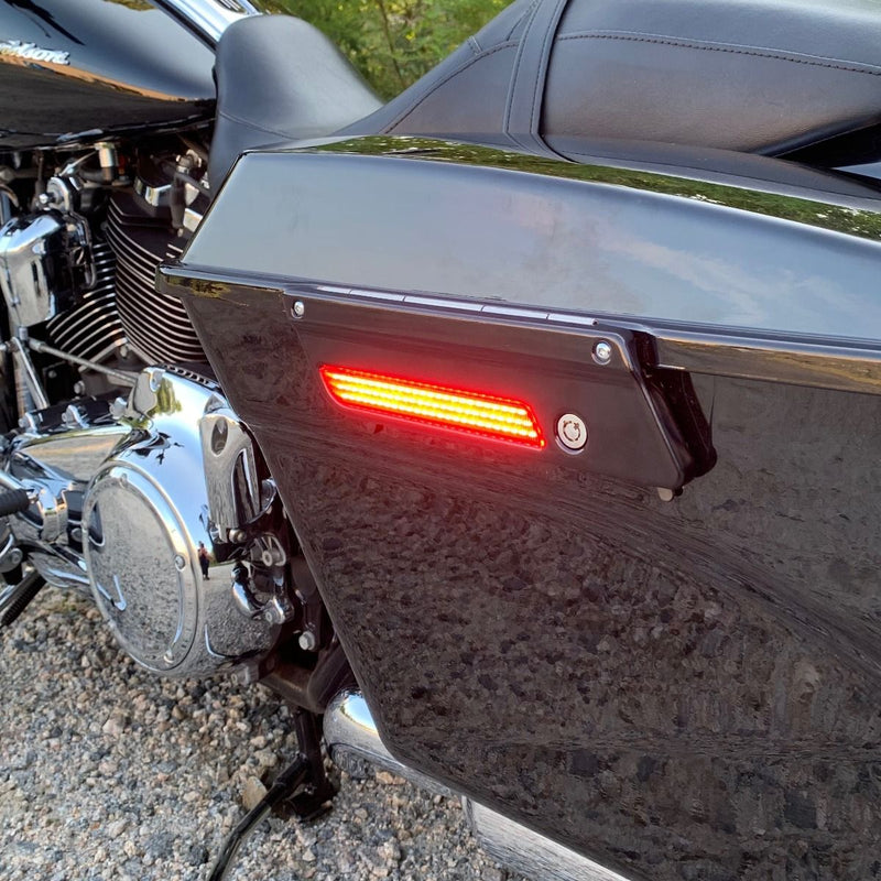 CUSTOM DYNAMICS Saddlebag LED Latch Lightz™ - CVO Touring '09-'13 - Red