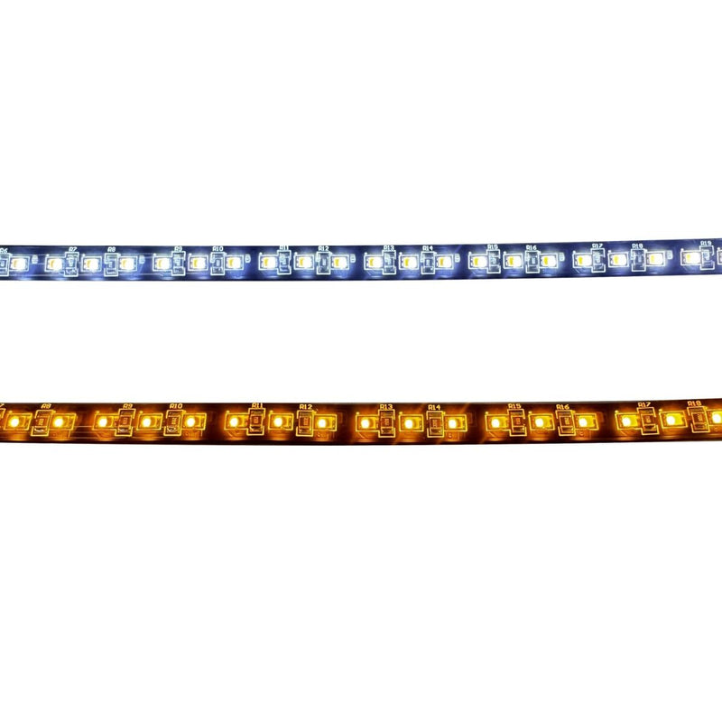 CUSTOM DYNAMICS Dual Color LED Fairing Strips - Amber/White
