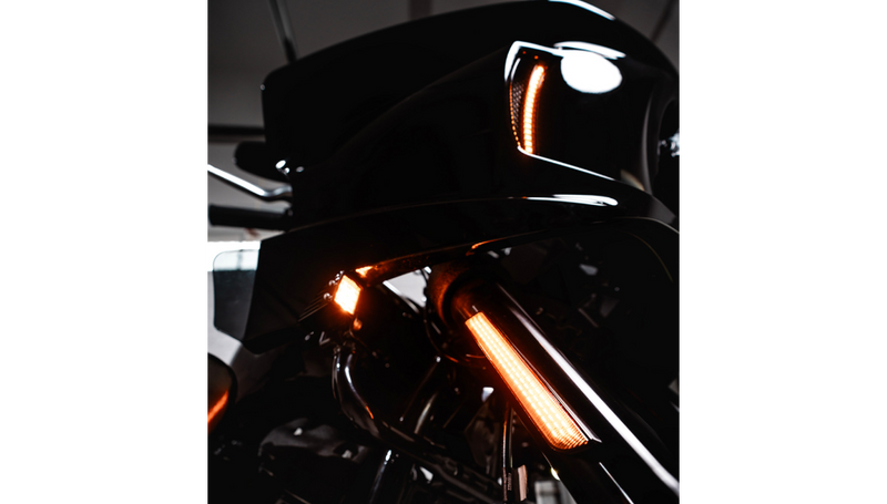 CUSTOM DYNAMICS Performance LED Front Turn Signals - Dark Bronze - White/Amber