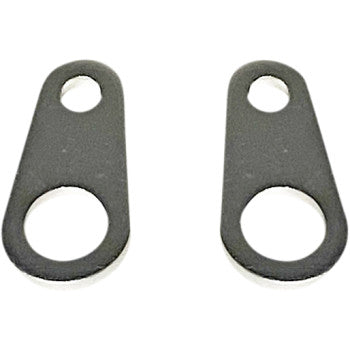 CUSTOM DYNAMICS Micro Bullet Turn Signal Mounting Straight Bracket - Silver