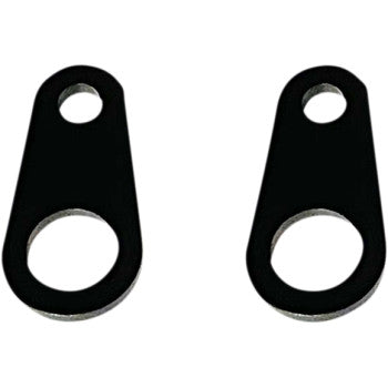 CUSTOM DYNAMICS Micro Bullet Turn Signal Mounting Straight Bracket - Black