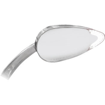 CUSTOM DYNAMICS Dynamic Oval LED Mirror - Chrome - Amber/White