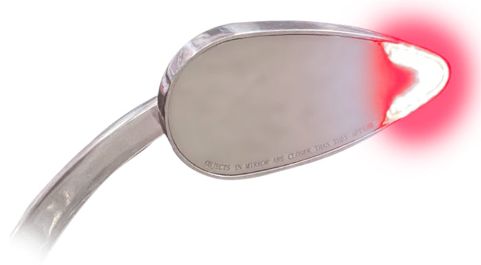 CUSTOM DYNAMICS Dynamic Oval LED Mirror - Chrome - Amber/White