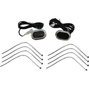 CUSTOM DYNAMICS PLUGZ™ Antenna Grommet Lights - Smoke Lens - Chrome