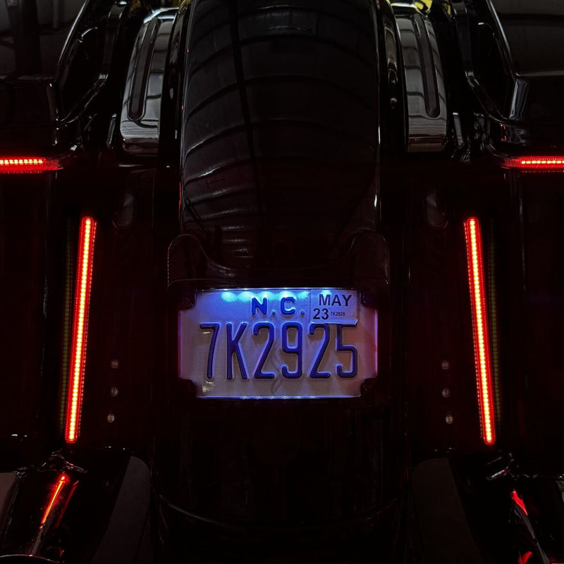 CUSTOM DYNAMICS Genesis 8.5” Auxiliary LED Plasma Rods™ Light Bars - Smoke