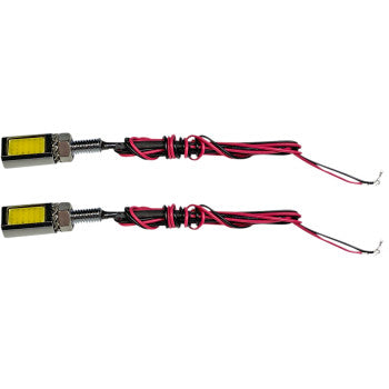 CUSTOM DYNAMICS Boltz LED Tag Lights - Chrome