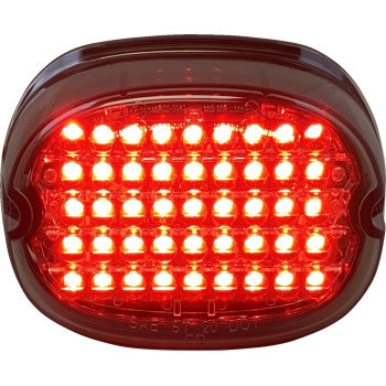 CUSTOM DYNAMICS Low Profile LED Taillight - No Window - Smoke