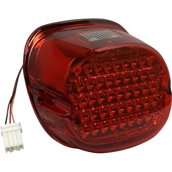 CUSTOM DYNAMICS Low Profile LED Taillight - Top Window - Red