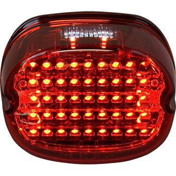 CUSTOM DYNAMICS Low Profile LED Taillight - Top Window - Red