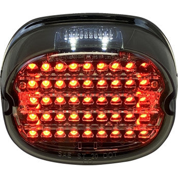 CUSTOM DYNAMICS Low Profile LED Taillight - Top Window - Smoke