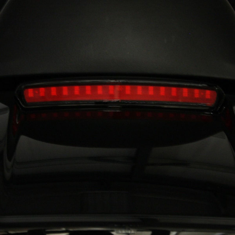 CUSTOM DYNAMICS High Mount Tour Pak (HMT) LED Light - Black/Red